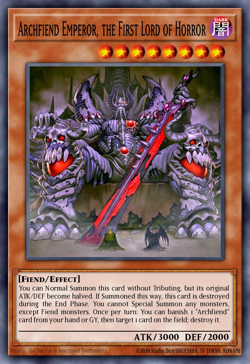 Archfiend Emperor, the First Lord of Horror - MP14-EN084 Rare