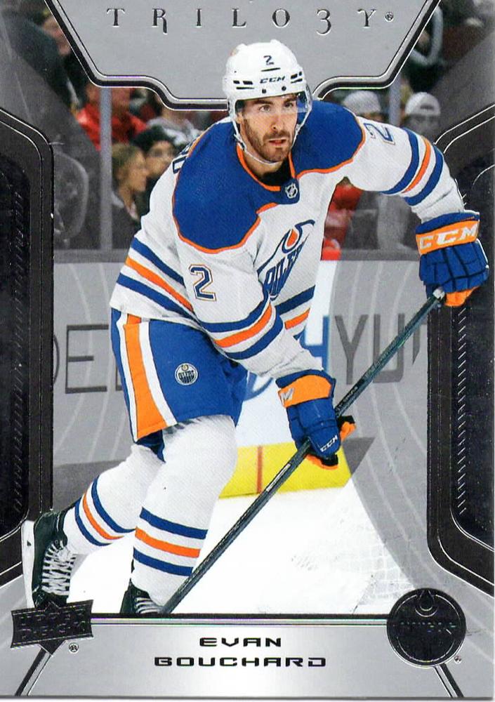 Evan Bouchard #28 Edmonton Oilers | 2023-24 Upper Deck Trilogy | NHL Trading Card