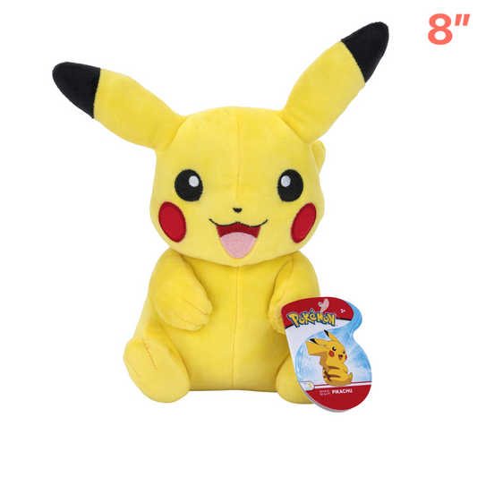 Pikachu (Sitting) ~  8" Pokemon Plush Toy