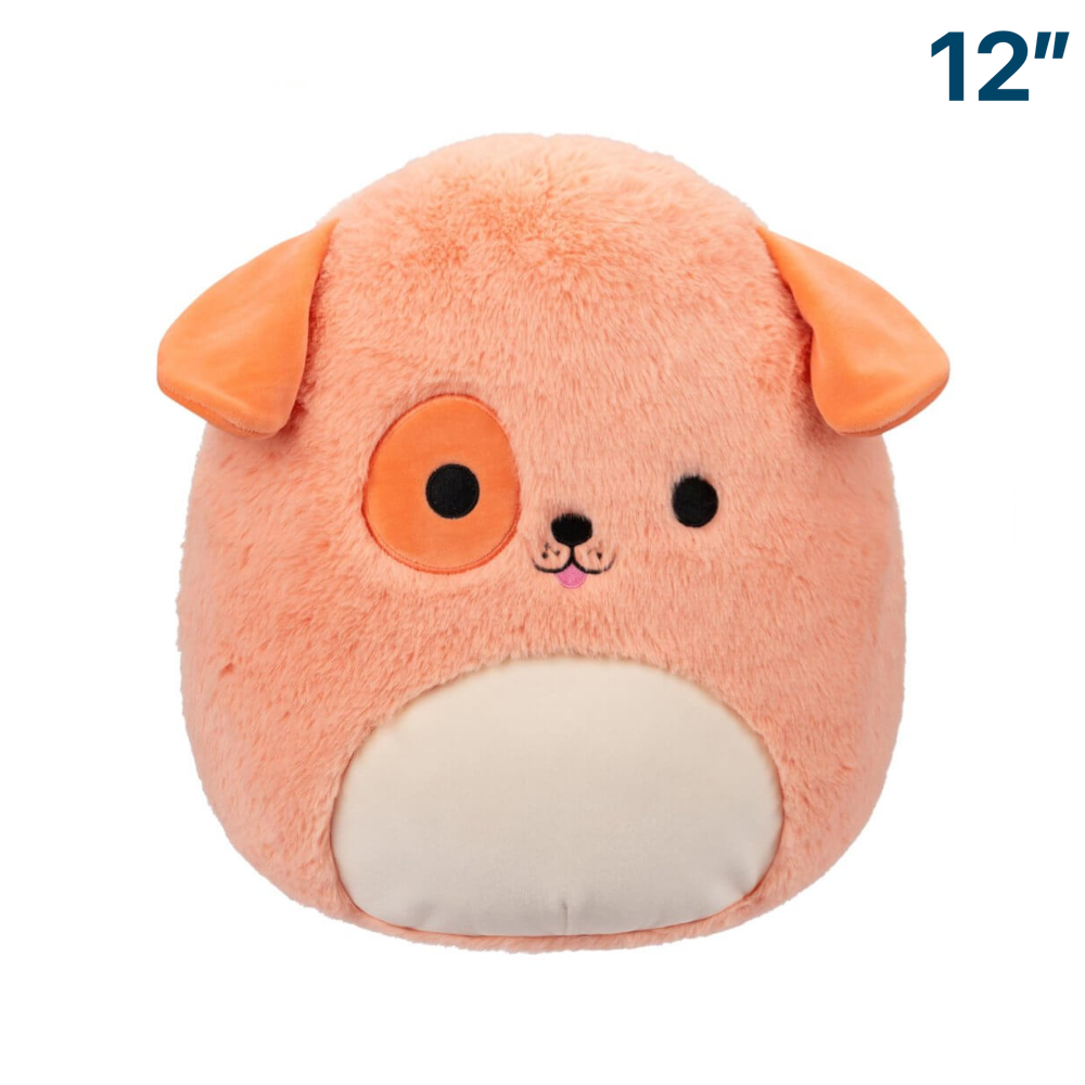 Drella the Orange Dog ~ 12" FuzzAMallow Wave 16 B Squishmallow Plush ~ In Stock!