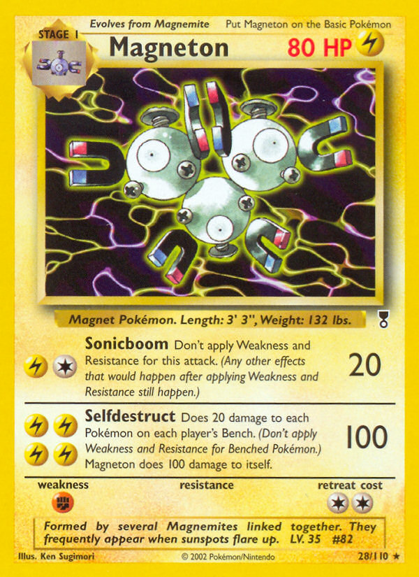 Magneton 28/110 Rare | Legendary Collection | Pokemon Card
