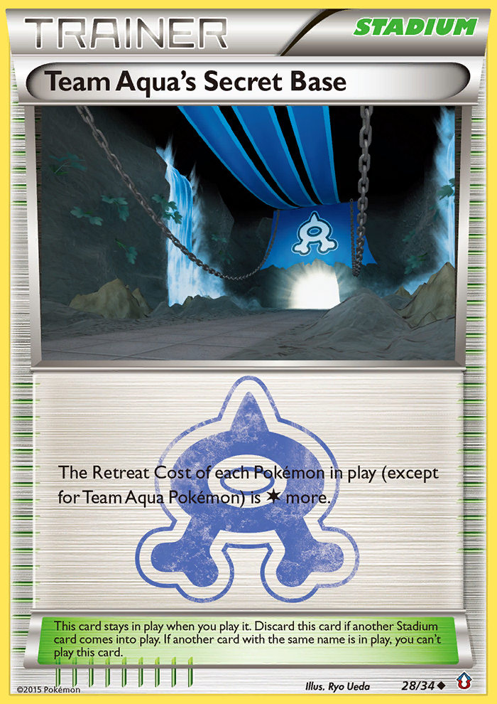 Team Aqua's Secret Base 28/34 Uncommon | Double Crisis | Pokemon Card