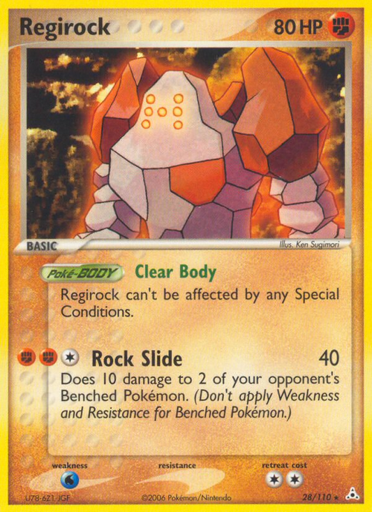 Regirock 28/110 Rare | Holon Phantoms | Pokemon Card