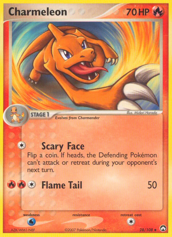 Charmeleon 28/108 Uncommon | Power Keepers | Pokemon Card