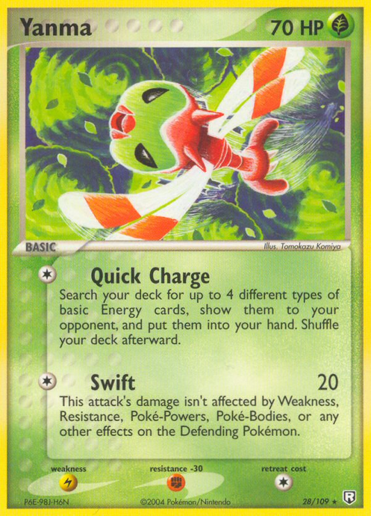 Yanma 28/109 Rare | Team Rocket Returns | Pokemon Card