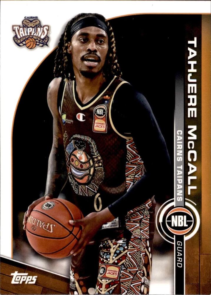 Tahjere McCall #29 Cairns Taipans | 2023-24 Topps NBL | NBL Trading Card