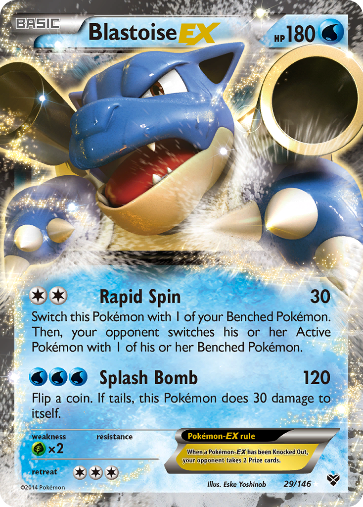 Blastoise-EX 29/146 Rare Holo EX | XY | Pokemon Card