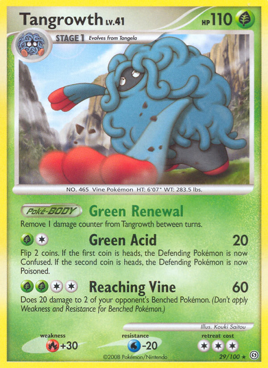 Tangrowth 29/100 Rare | Stormfront | Pokemon Card