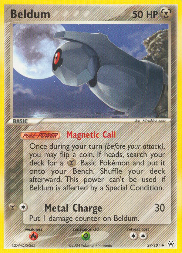 Beldum 29/101 Uncommon | Hidden Legends | Pokemon Card