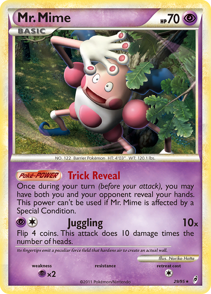 Mr. Mime 29/95 Rare | Call of Legends | Pokemon Card