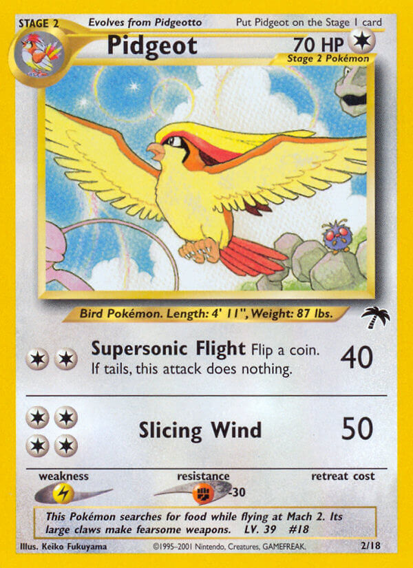 Pidgeot 2/18 | Southern Islands | Pokemon Card