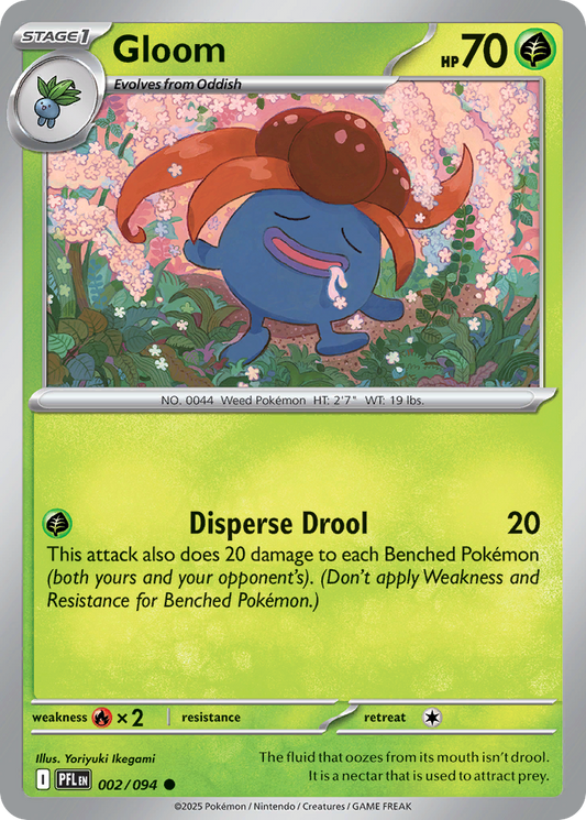 Gloom 2/94 Common | Phantasmal Flames | Pokemon Card