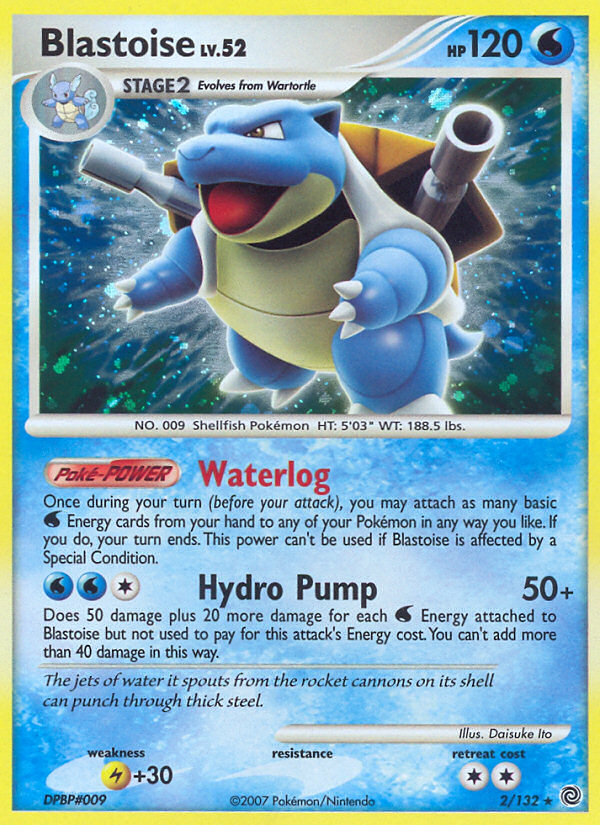 Blastoise 2/132 Rare Holo | Secret Wonders | Pokemon Card