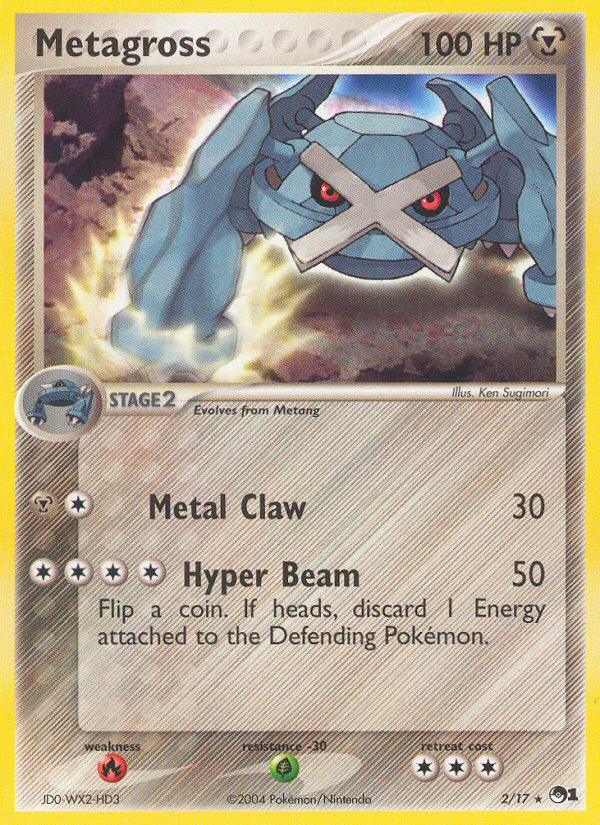 Metagross 2/17 Rare | POP Series 1 | Pokemon Card