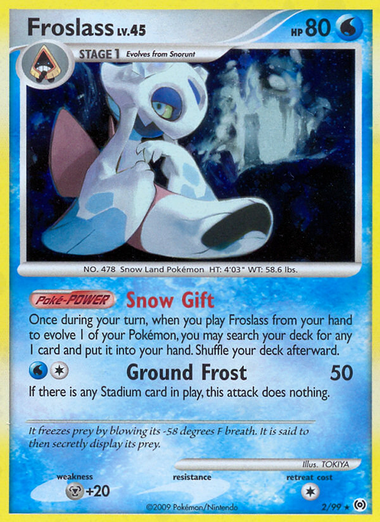 Froslass 2/99 Rare Holo | Arceus | Pokemon Card