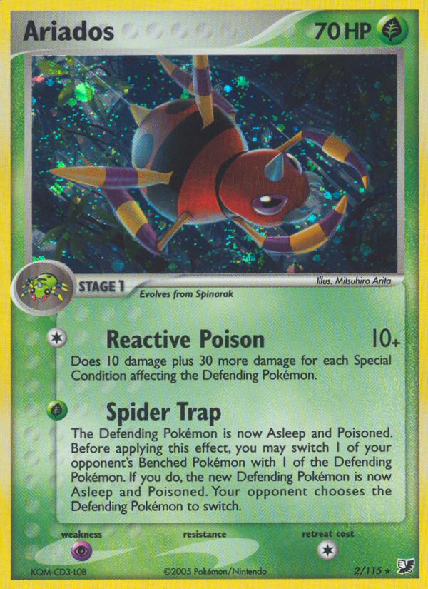 Ariados 2/115 Rare Holo | Unseen Forces | Pokemon Card