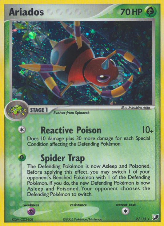 Ariados 2/115 Rare Holo | Unseen Forces | Pokemon Card