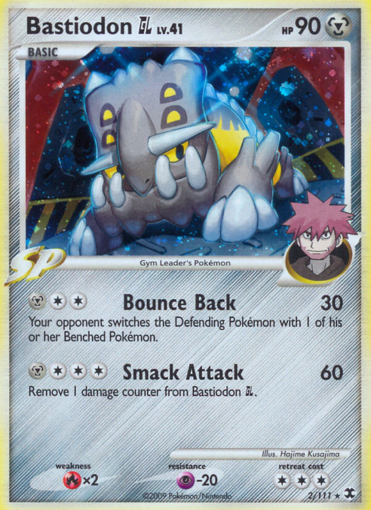 Bastiodon GL 2/111 Rare Holo | Rising Rivals | Pokemon Card
