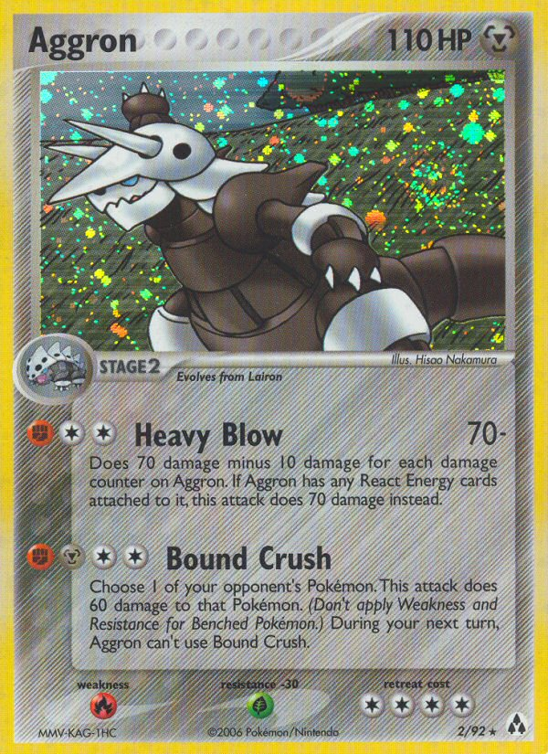 Buy Aggron 2/92 Rare | Legend Maker | Pokemon Card NZ Brickheads Collectables Buy Aggron 2/92 Rare | Legend Maker | Pokemon Card NZ Brickheads Collectables