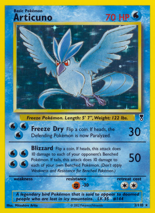Articuno 2/110 Rare Holo | Legendary Collection | Pokemon Card
