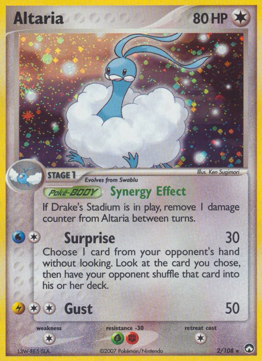 Altaria 2/108 Rare Holo | Power Keepers | Pokemon Card