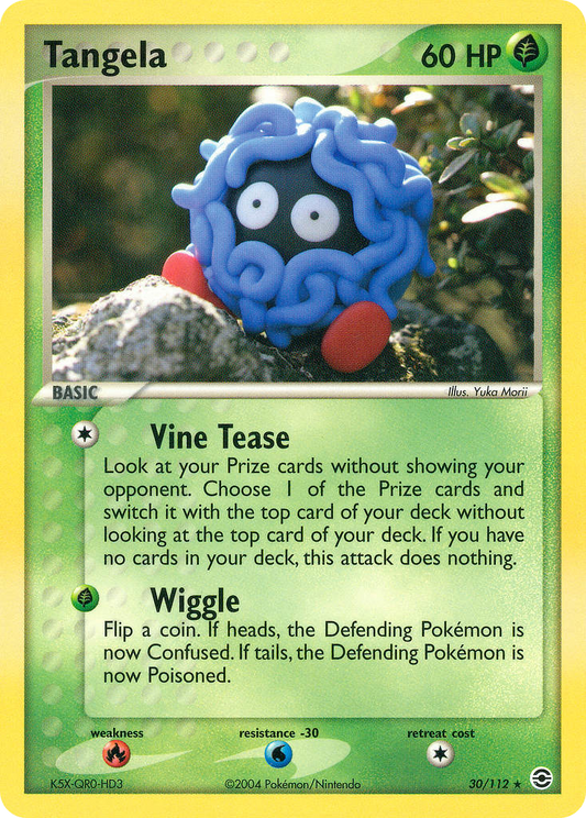 Tangela 30/112 Rare | FireRed & LeafGreen | Pokemon Card