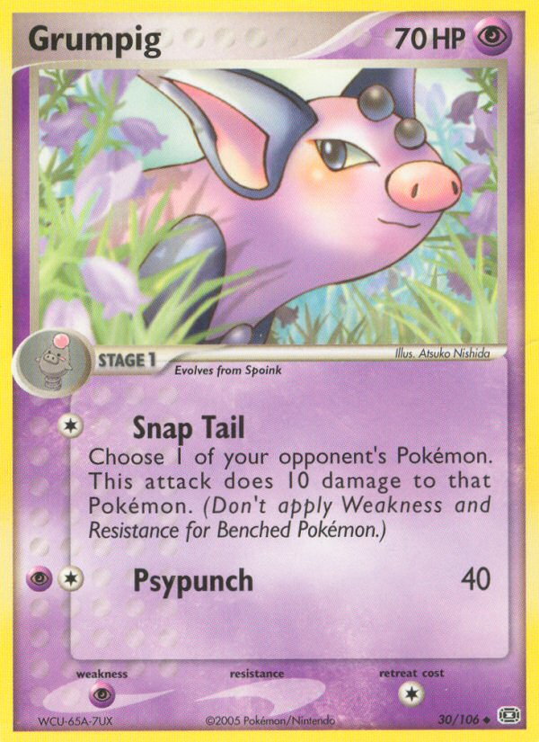 Grumpig 30/106 Uncommon | Emerald | Pokemon Card