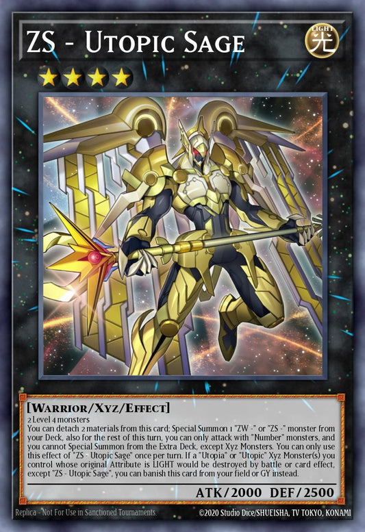 ZS Utopic Sage - BROL-EN058 Secret Rare | Yu-Gi-Oh! Card