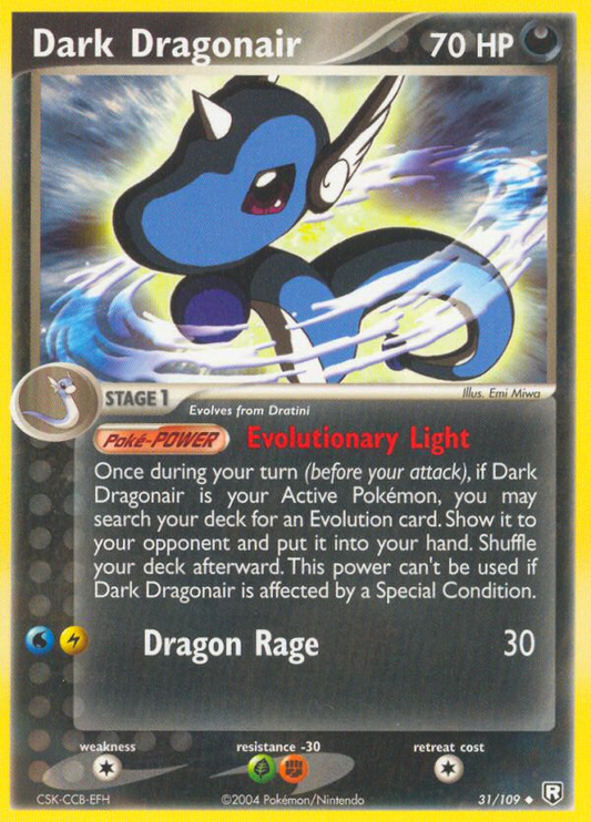 Dark Dragonair 31/109 Uncommon | Team Rocket Returns | Pokemon Card