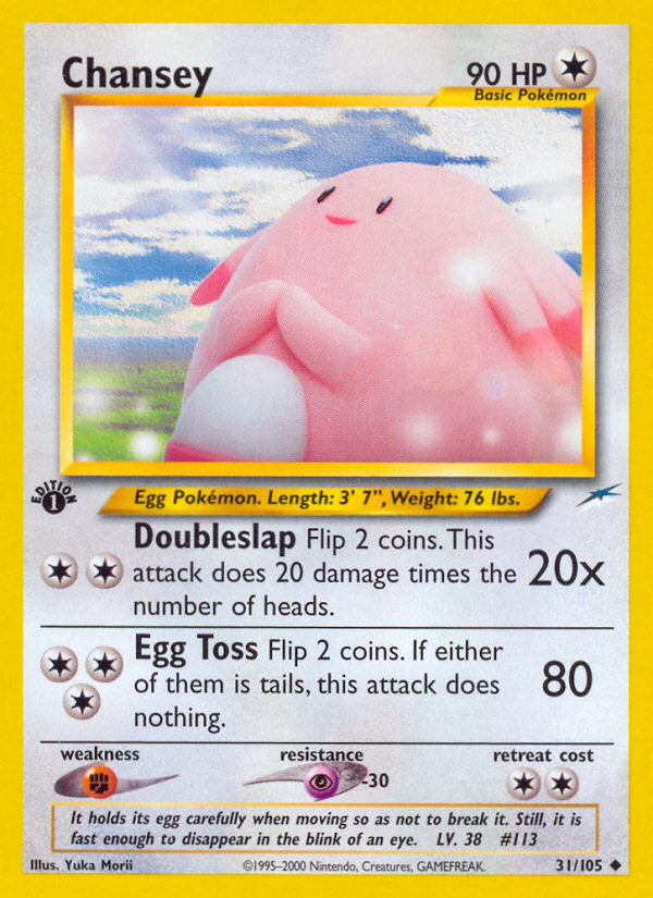 Chansey 31/105 Uncommon | Neo Destiny | Pokemon Card