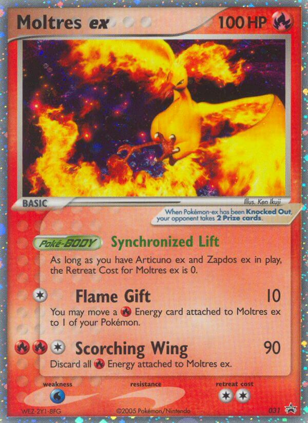 Moltres ex #31 Promo | Nintendo Black Star Promos | Pokemon Card