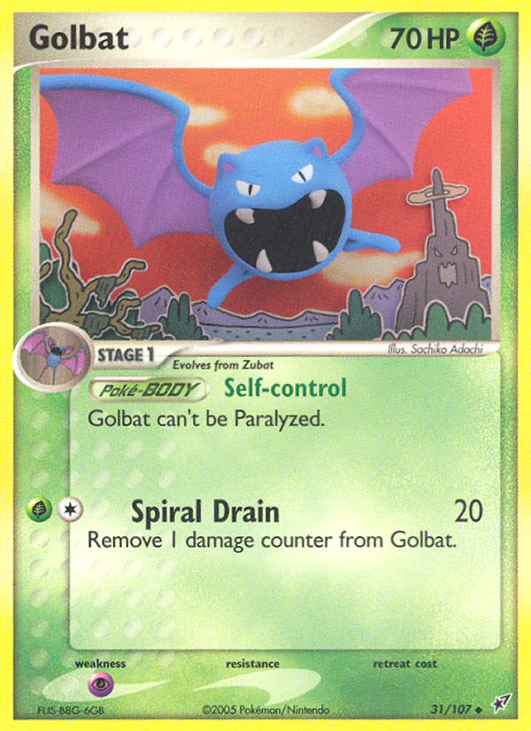 Golbat 31/107 Uncommon | Deoxys | Pokemon Card