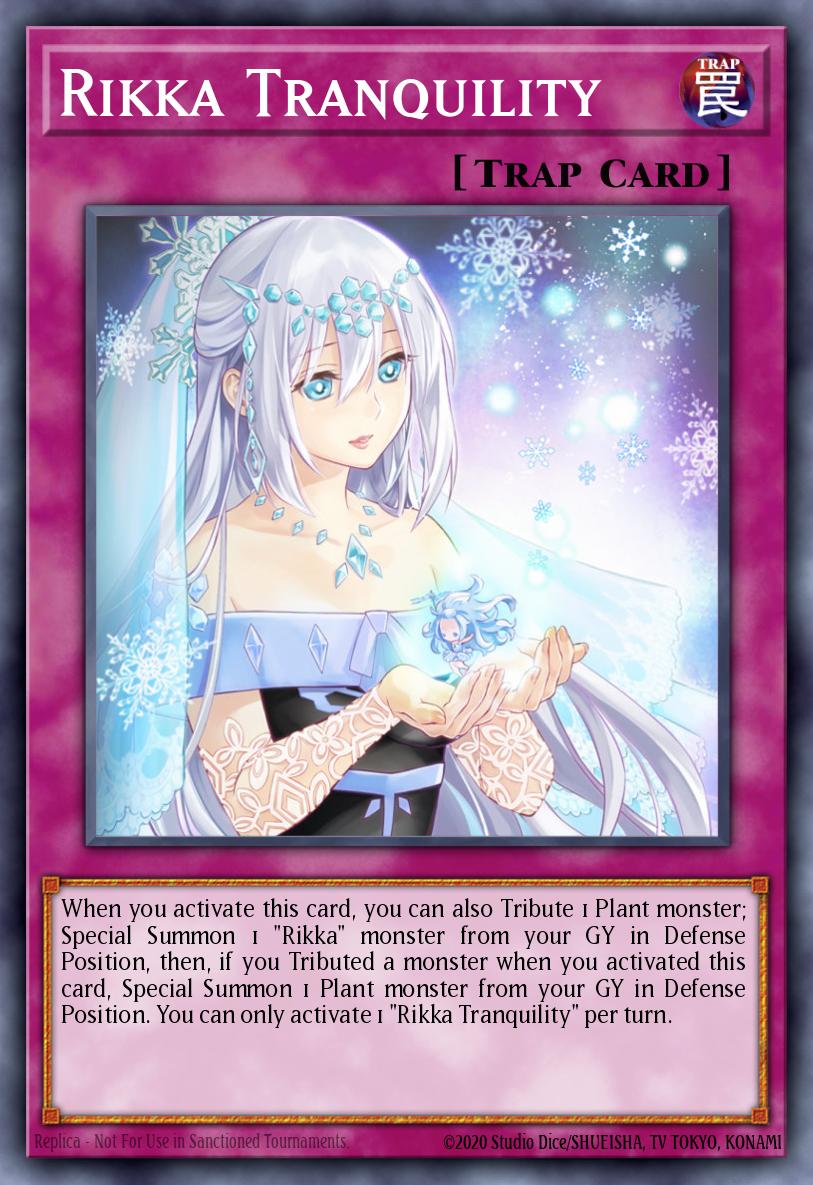 yugioh rikka cards Rikka Tranquility - SESL-EN025 Super Rare