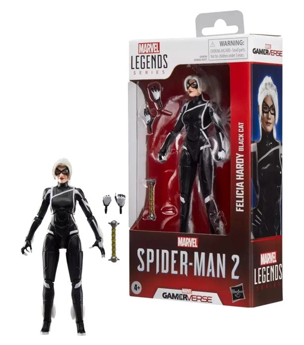 Black Cat | Gamerverse Spider-Man 2 Marvel 6” Legends | Hasbro Action Figure