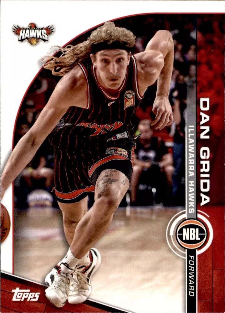 Dan Grida #32 Illawarra Hawks | 2023-24 Topps NBL | NBL Trading Card