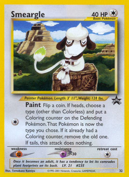 Smeargle 32/53 Promo | Wizards Black Star Promos | Pokemon Card