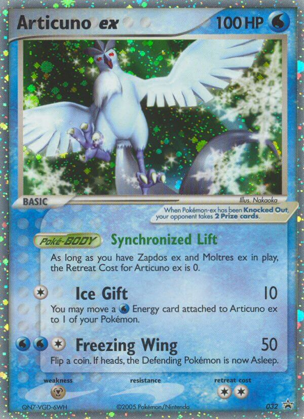 Articuno ex #32 Promo | Nintendo Black Star Promos | Pokemon Card