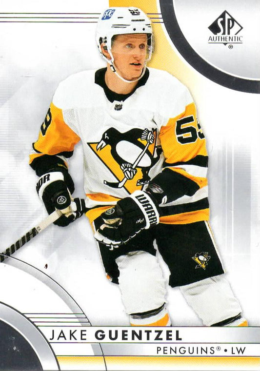 Jake Guentzel #33 Pittsburgh Penguins | 2023-24 SP Authentic | NHL Trading Card
