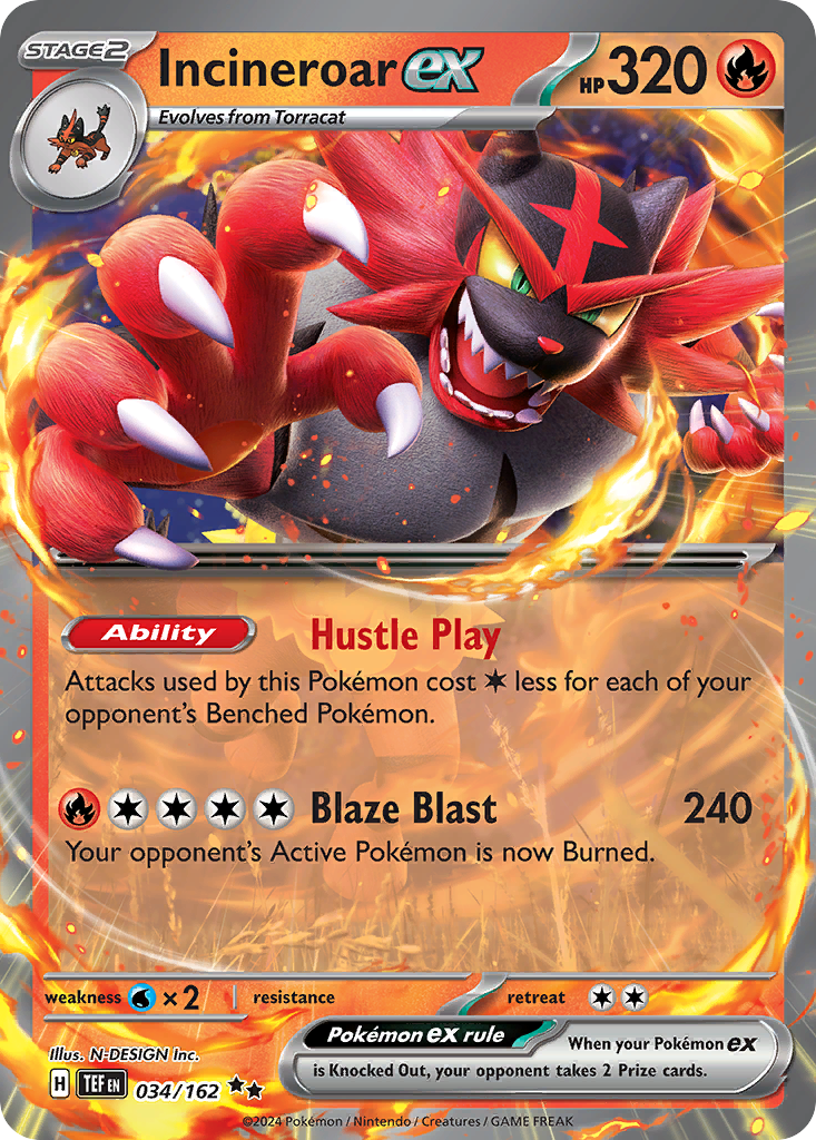 ex pokemon cards value Buy Incineroar ex | Temporal Forces