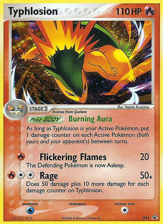 Typhlosion #34 Promo | Nintendo Black Star Promos | Pokemon Card