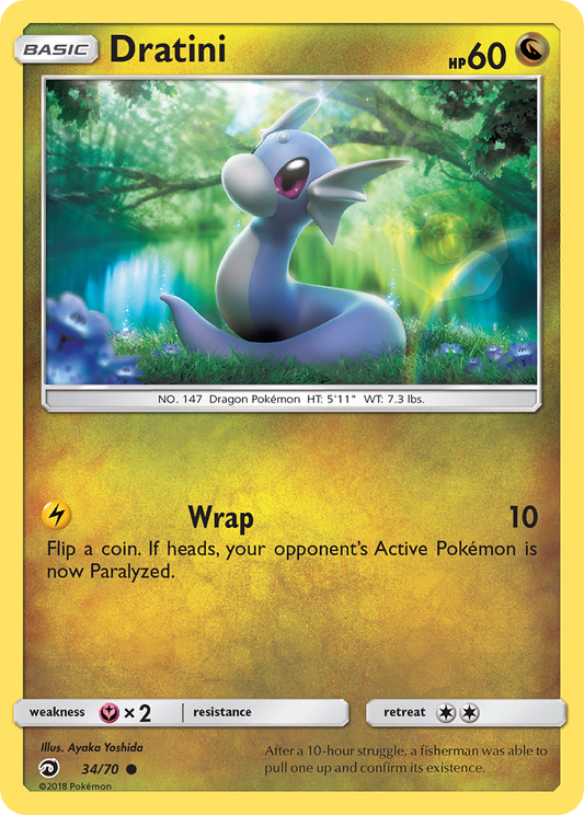 Dratini 34/70 Common | Dragon Majesty | Pokemon Card