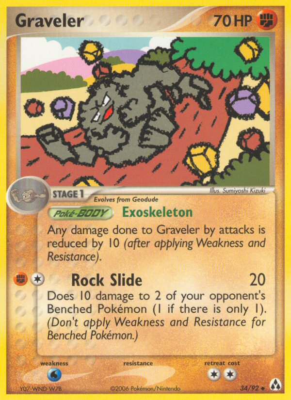 Graveler 34/92 Uncommon | Legend Maker | Pokemon Card