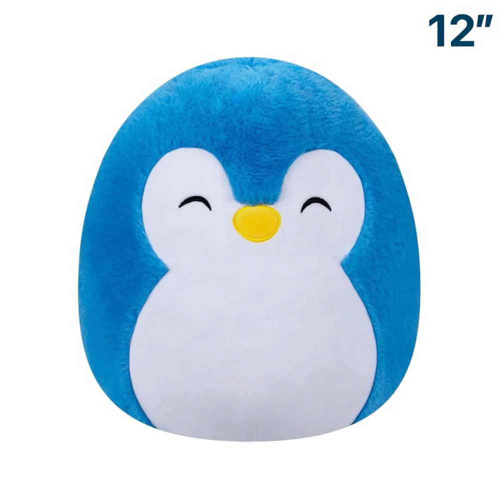 Puff the Blue Penguin ~ 12" FuzzAMallows Squad Wave 16 B Squishmallow Plush ~ In Stock!