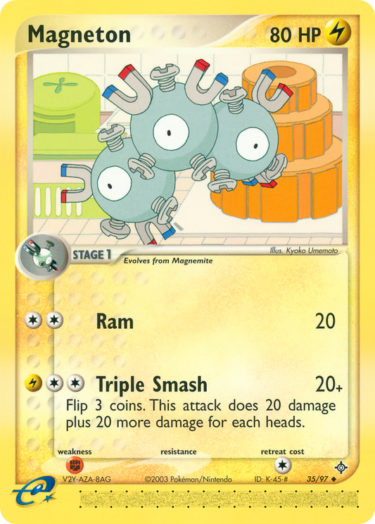 Magneton 35/97 Uncommon | Dragon | Pokemon Card