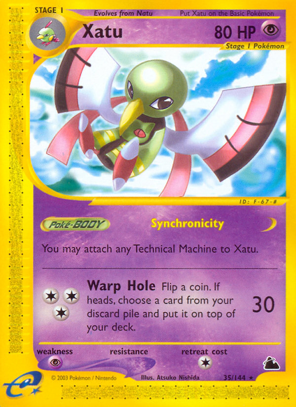 Xatu 35/144 Rare | Skyridge | Pokemon Card