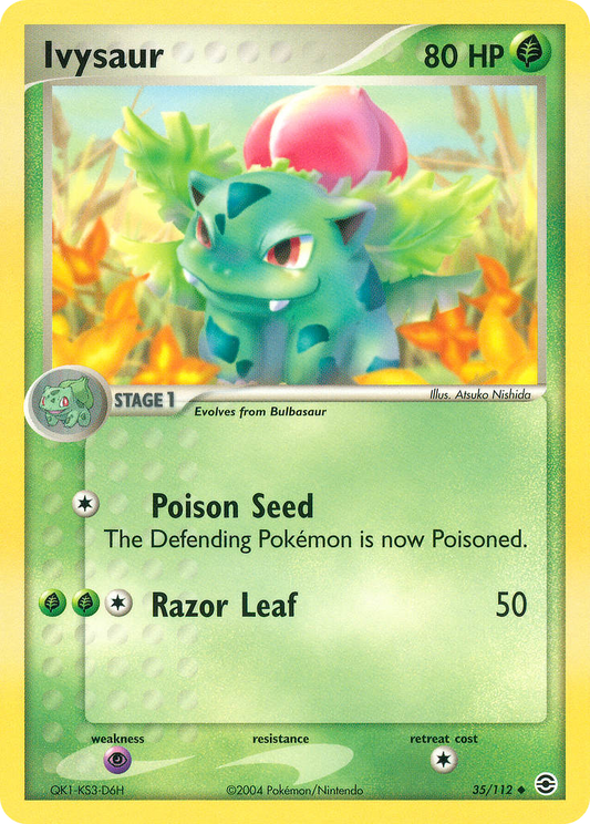 Ivysaur 35/112 Uncommon | FireRed & LeafGreen | Pokemon Card