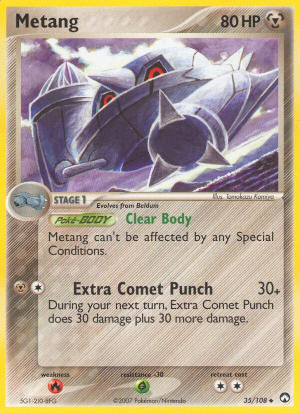 Metang 35/108 Uncommon | Power Keepers | Pokemon Card