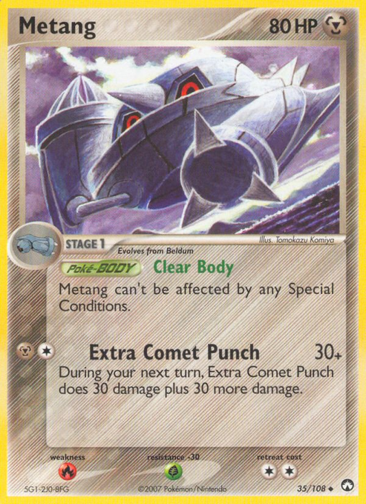Metang 35/108 Uncommon | Power Keepers | Pokemon Card