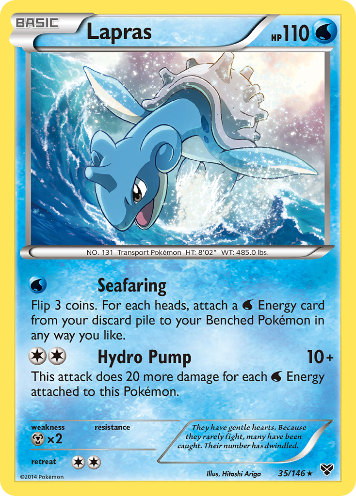 Lapras 35/146 Rare Holo | XY | Pokemon Card