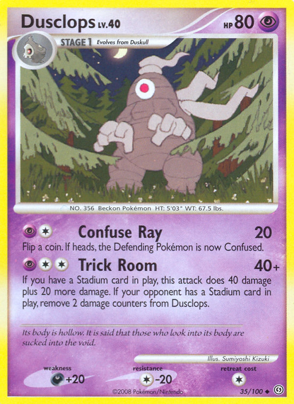 Dusclops 35/100 Uncommon | Stormfront | Pokemon Card